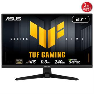 27 ASUS TUF GAMING VG279QM5A 0.3MS 240HZ GAMING AL ELMB SYNC YÜKSEKLİK AYARLI FHD FAST IPS