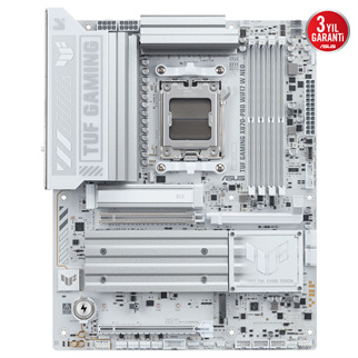 ASUS TUF GAMING X870-PRO WIFI7 W NEO, 4xDDR5, 4xM.2, HDMI, DP, Type-C, Wi-Fi 7, Bluetooth v5.4, AM5 Soket GAMING Anakart