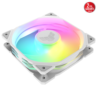 ASUS TUF Gaming TF120 ARGB 120mm Beyaz Soğutucu Kasa Radyatör Fanı