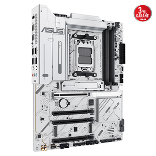 ASUS X870 MAX GAMING WIFI7 W, 4xDDR5, 3xM2, HDMI, DP, Type-C, Wi-Fi 7, Bluetooth v5.3, AM5 Soket GAMING Anakart