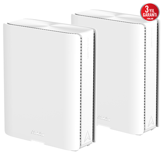 ASUS ZENWIFI7 BQ16 BE25000 Mesh Router Beyaz 2-li Paket