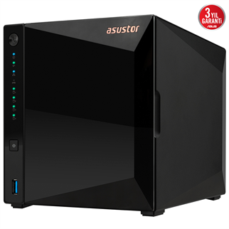 ASUSTOR 4diskli Realtek QC-2GB RAM-2.5GbE Nas Server AS3304T v2