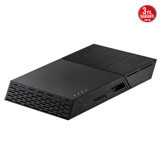 ASUSTOR FS6712X FLASHTOR 12 PRO, Intel N5105 CPU, 4Gb DDR4 Ram, (12x8TB) M.2 NVMe Yuvası, HDMI, 10GbE Network, 2xUSB 3.2, 2xUSB 2.0, Tower NAS (Yedekleme) Cihazı