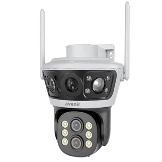 AVENIR 4MP PTZ Speed Dome 10x Çift Kameralı Wıfı Kablosuz IP Kamera AV-S303