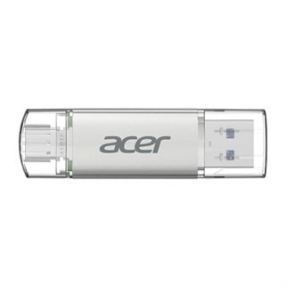 Acer 64GB USB 3.2 UT300-64GB USB-A+USB-C Çift Taraflı Metal Flash Bellek