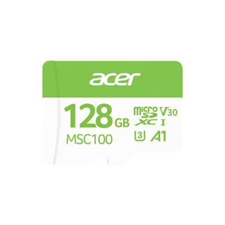 Acer MSC100 128GB microSD U3 V30 A1 Aksiyon Kamera & Güvenlik Kamerası Uyumlu