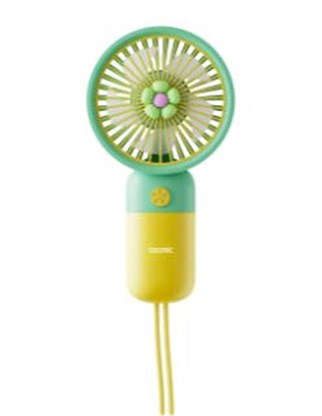 Asonic AFN24 Sarı 250mAh Elde Taşınabilir Masaüstü Usb Fan