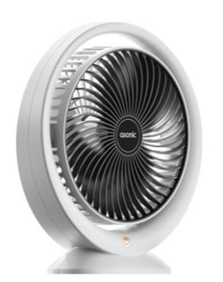 Asonic AFN25 Beyaz-Siyah Type-C Masaüstü Usb Fan