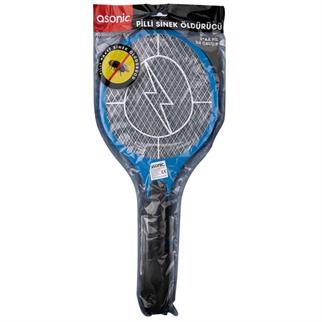 Asonic AS-A22 Kalem Pilli Mavi Raket Sinek Öldürücü
