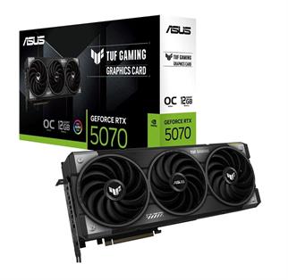 Asus Tuf Gaming GeForce RTX5070 OC TUF-RTX5070-O12G-GAMING 12GB GDDR7 192 Bit DLSS 4 Ekran Kartı
