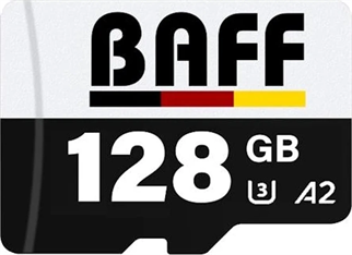 BAFF MicroSD 128GB UHS-I U3 A2 V30 Hafıza Kartı