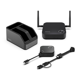 BENQ WDC15 4K Ultra HD HDMI / USB Type-C Sürücüsüz Tak-Çalıştır (Plug & Play) Kablosuz Wi-Fi Ekran ve Sunum Yansıtma Seti