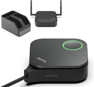 BENQ WDC15 4K Ultra HD HDMI / USB Type-C Sürücüsüz Tak-Çalıştır (Plug & Play) Kablosuz Wi-Fi Ekran ve Sunum Yansıtma Seti