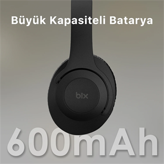 BIX BH2-BK Siyah Soundcraft BH2 Katlanabilir Kablosuz Kulaklık