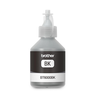 BROTHER BT6000BK 6.000 Sayfa Sıvı Siyah Mürekkep Kartuşu / Şişesi