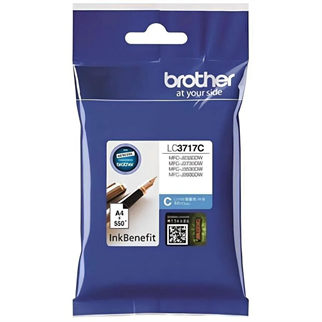 BROTHER LC3717C Mavi Mürekkep Kartuş