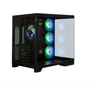 BitFenix MH100 750W 80+ Gold Gen5 ATX 3.0 Tempered ARGB USB 3.1 ATX Siyah Mid Tower Oyuncu Kasası