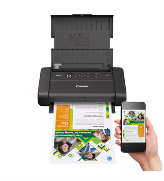 CANON A4 MAXIFY BX110 WIFI Pilli Renkli Taşınabilir Mürekkep Püskürtmeli Yazıcı