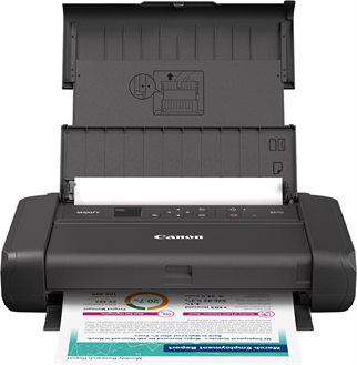 CANON A4 MAXIFY BX110 WIFI Pilli Renkli Taşınabilir Mürekkep Püskürtmeli Yazıcı