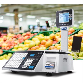 CAS CL3000 P 15 KG RS232 / Ethernet Boyunlu Barkodlu Terazi