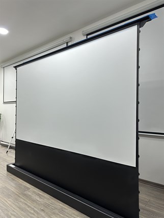 CODEGEN 212x123 cm Taşınabilir Portatif Elektrikli Pull Up Floor Screen Projeksiyon Perdesi PEX-200