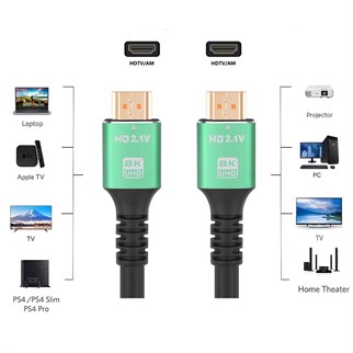 CODEGEN CPS8K15 1.5metre HDMI Görüntü Kablosu 8K