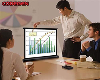 CODEGEN MX-40 81x61 Masaüstü Projeksiyon Perdesi