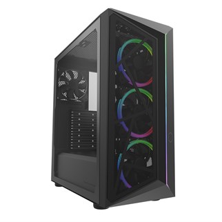 COOLERMASTER 650W 80+ BRONZE CMP510 TG CP510-KGNN65-S01 4-ARGB Fanlı Gaming Mid-Tower PC Kasası