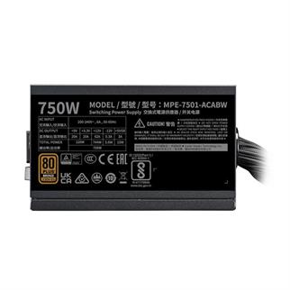 COOLERMASTER 750W 80+ BRONZE MWE V3 MPE-7501-ACABW-3BEU POWER SUPPLY