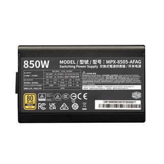 COOLERMASTER 850W 80+ GOLD ELITE MPX-8505-AFAG-BEU PCIE 5.0 Tam Modüler Power Supply