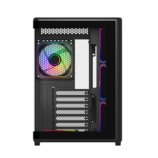 COOLERMASTER ELITE 600 Curve TG E600-KGNN-S02  7x12cm ARGB Siyah Gaming MıdTower PC Kasası