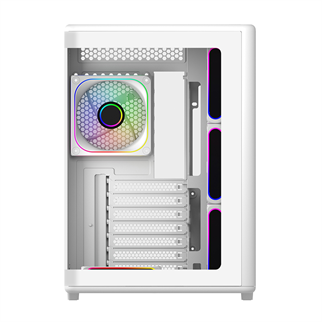 COOLERMASTER ELITE 600 Curve TG E600-WGNN-S02 7-ARGB Fanlı Gaming Mıd-Tower PC Kasası Beyaz