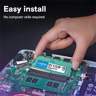 CRUCIAL CT8G4SFRA32A, 8Gb, 3200Mhz, DDR4, CL22,  1.2V, SODIMM, Notebook RAM (By Micron)