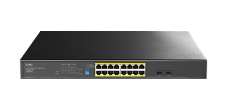 CUDY 16port PoE 200w 2-SFP Gigabit Watchdog Switch GS1020PS2
