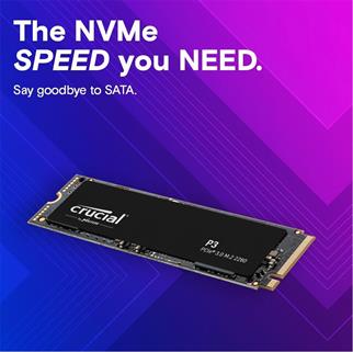 Crucial 1TB P3 M.2 NVMe PCIe CT1000P3SSD8 3500 - 3000MB-s 5 YIL Garanti Gen 3 Ssd