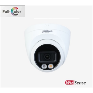 DAHUA  IPC-HDW2249T-S-IL, 2Mpix, Full Color, 2,8mm Lens, H265+, 30Mt Gece Görüşü, IP67, Dahili Mikrofon, PoE Dome IP Kamera