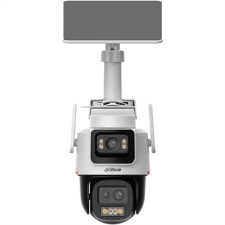 DAHUA  IPC-PTS2649C-3E3Z-4GB20, 2X 3Mpix, 2,8 Lens+3,6 Lens, WizColor, 50Mt Gece Görüşü, IP66,  Hybrid-zoom PT 4G Solar Ip Kamera