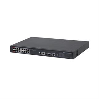 DAHUA 16port 240w FULL PoE PFS4218-16ET-240-V2 GIGABIT 2X SFP Yönetilebilir Switch