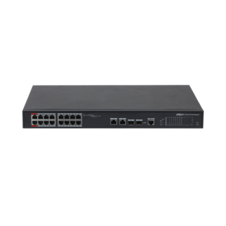 DAHUA 16port 240w FULL PoE PFS4218-16ET-240-V2 GIGABIT 2X SFP Yönetilebilir Switch