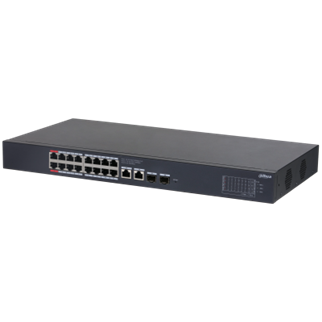 DAHUA 16port PoE 240w 2-SFP 2-Uplink Gigabit Cloud Yönetilebilir Switch CS4220-16GT-240