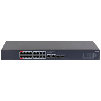 DAHUA 16port PoE 240w 2-SFP 2-Uplink Gigabit Cloud Yönetilebilir Switch CS4220-16GT-240