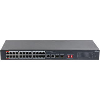 DAHUA 24port PoE 240w 2-SFP 2-Uplink 10/100 Yönetilemez Switch S3226-24ET-240
