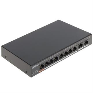 DAHUA 8port PFS3010-8GT-96 Gigabit 2-Uplink 90w Full PoE Yönetilemez Switch
