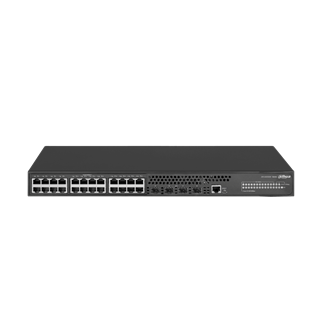 DAHUA AS5500-24GT4XF, 24 Port Gigabit,  4 Port 10G SFP,  L3 Yönetilebilir, Rack Mount Switch
