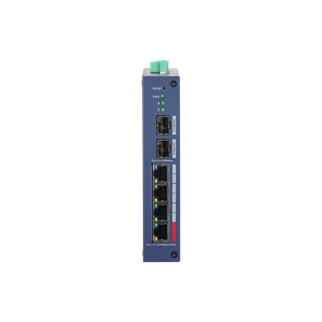 DAHUA CHS4206-4ET-90, 4 Port, Megabit, PoE 90W, 2 Port SFP, Cloud Yönetilebilir, Switch