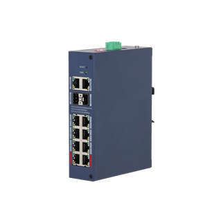 DAHUA CHS4212-8GT-110, 8 Port, Gigabit, PoE 110W, 2 Port Uplink, 2 Port SFP, Cloud Yönetilebilir, Switch