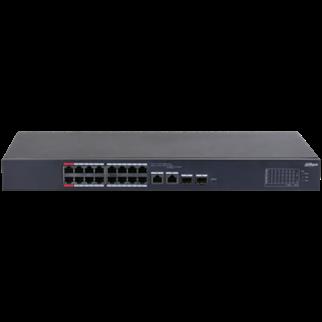DAHUA CS4218-16ET-240 16 PORT 16XFE-2XGE-2XGE/SFP YÖNETİLEBİLİR 240W POE SWİTCH
