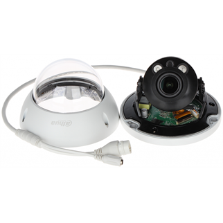 DAHUA IPC-HDBW1230R-ZS-2812-S5, 2Mpix, 2.8-12mm Motorize Lens, 40Mt Gece Görüşü, H265+, IP67, IK10, PoE, Dome, IP Kamera