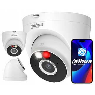 DAHUA IPC-HDW1539DA-SW-PV, 5Mpix, 2,8mm Lens H265, Dual Smart Light, IP66, Wifi, Dahili Mikrofon, Dome IP Kamera