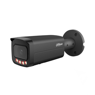 DAHUA IPC-HFW21249T-AS-IL-Black  12Mpix, 3,6mm Lens,SD Kart, Smart Dual Light, H265+, 30Mt Gece Görüşü, IP67, Dahili Mikrofon, PoE Bullet IP Kamera (Siyah)